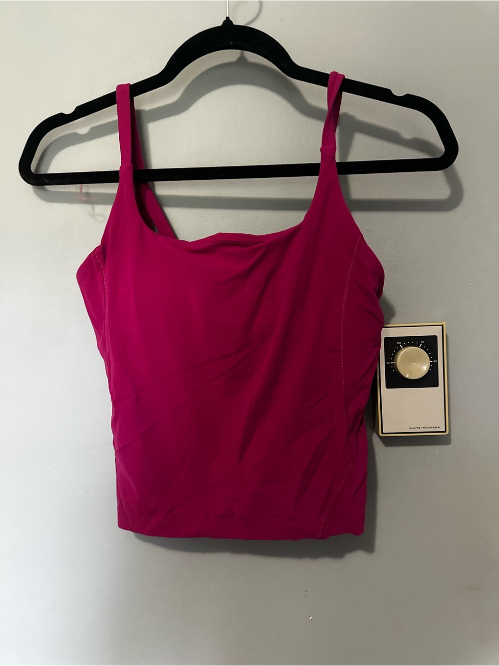 Lululemon Magenta Purple Strappy Nulu Shelf Tank-Top